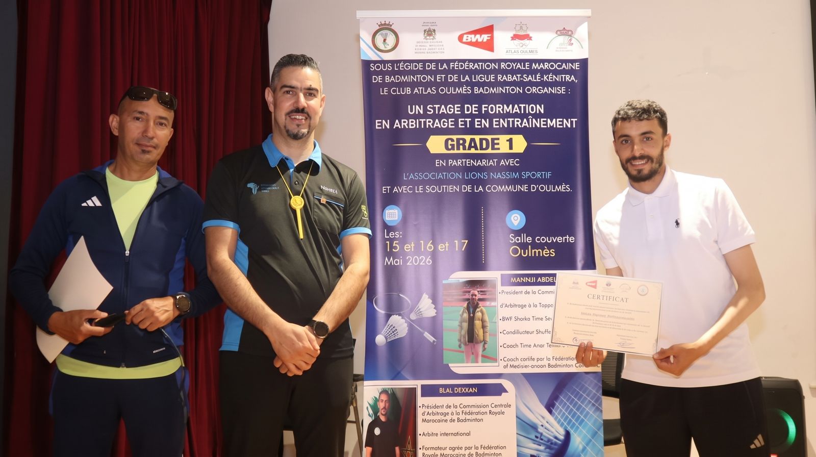 تكوين في التحكيم والتدريب (Grade 1)